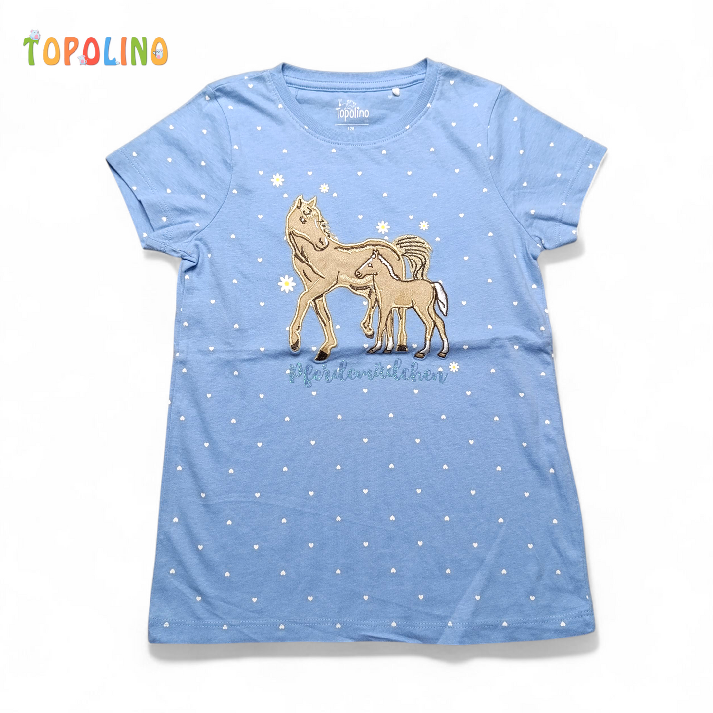 topolino Round Neck T-shirt ( horse )