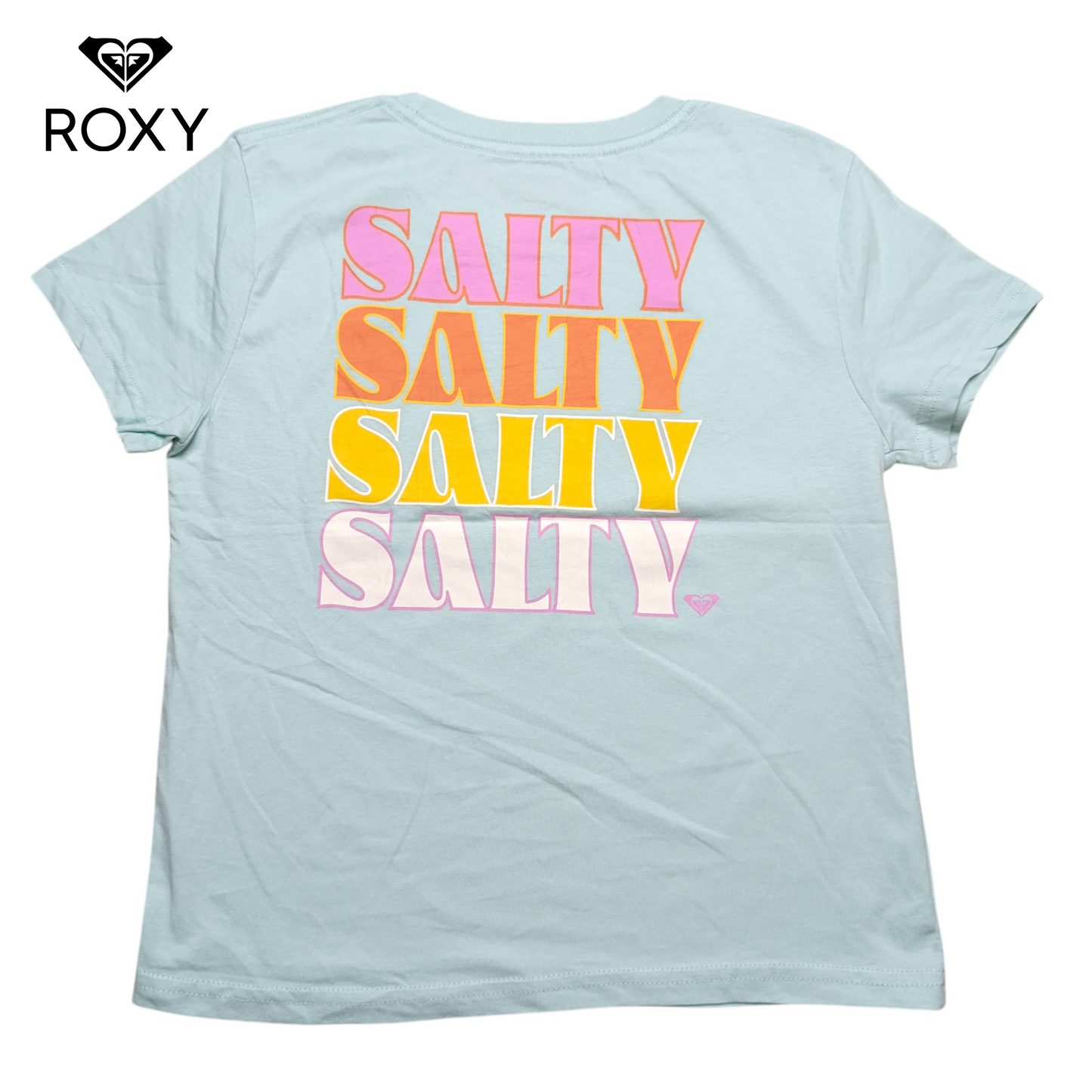 Roxy Round Neck T-shirt ( Baggy Crop Top )