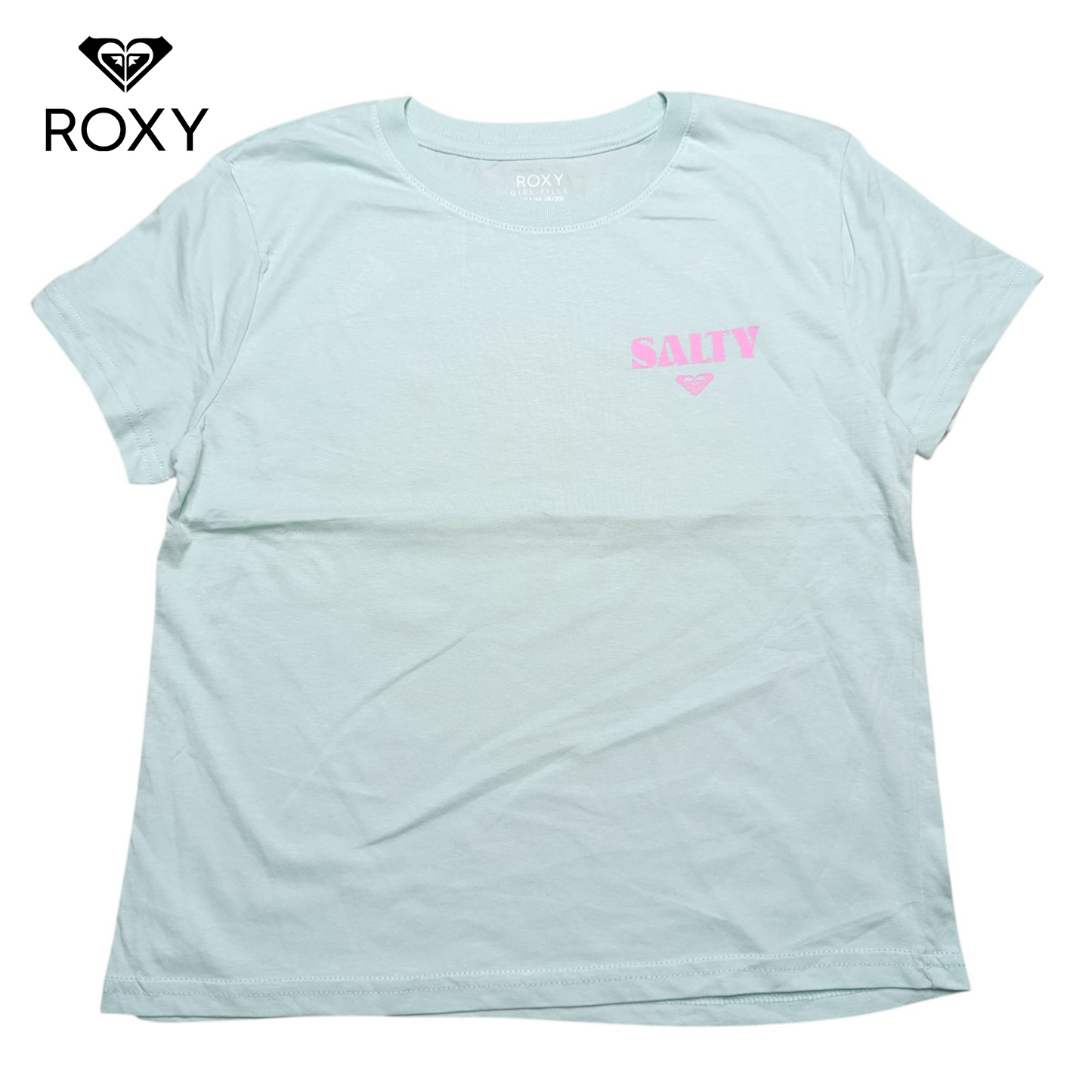 Roxy Round Neck T-shirt ( Baggy Crop Top )