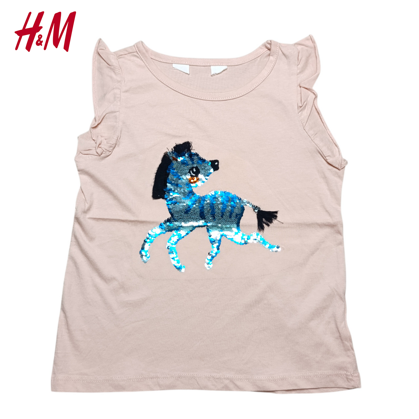 H&M Round Neck T-shirt ( Reversible Sequins )