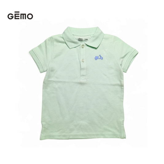 Gemo Polo T-shirt (Small Embroidered bike)