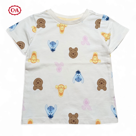 Round T-shirts ( Disney character Winnie the Pooh )