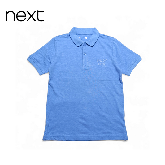 Next Polo T-shirt ( Embroidered Enjoy Life )
