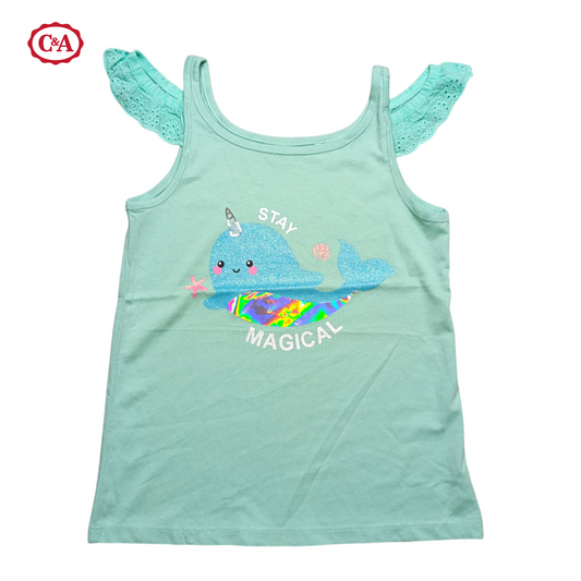 C&A Round Neck T-shirt ( sleeve less )