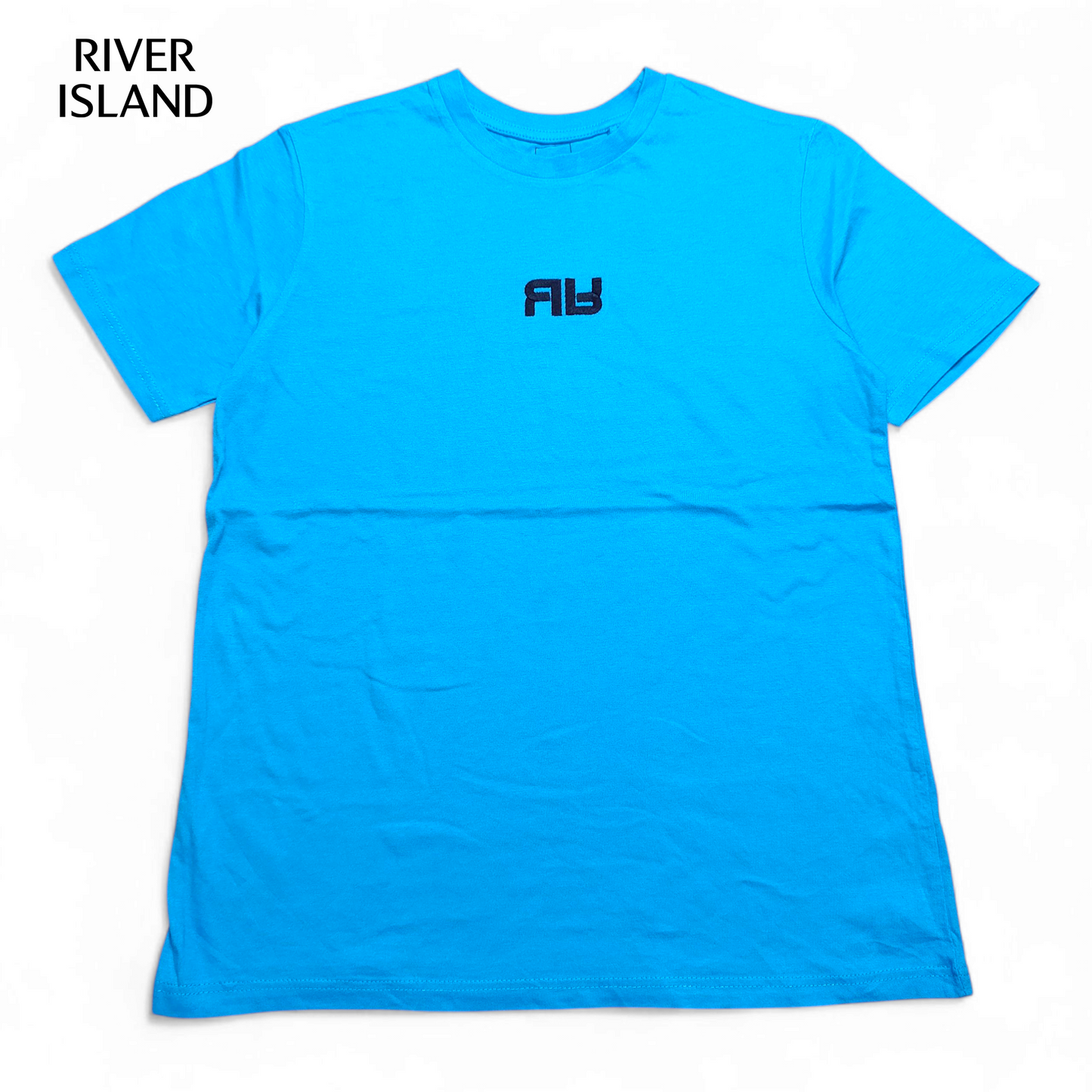 River Island, Round Neck T-shirt ( Embroidered Logo )
