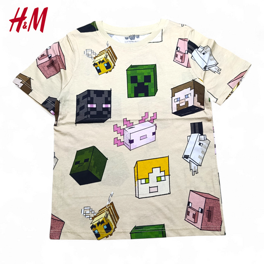 H&M Round Neck T-shirt ( Minecraft )