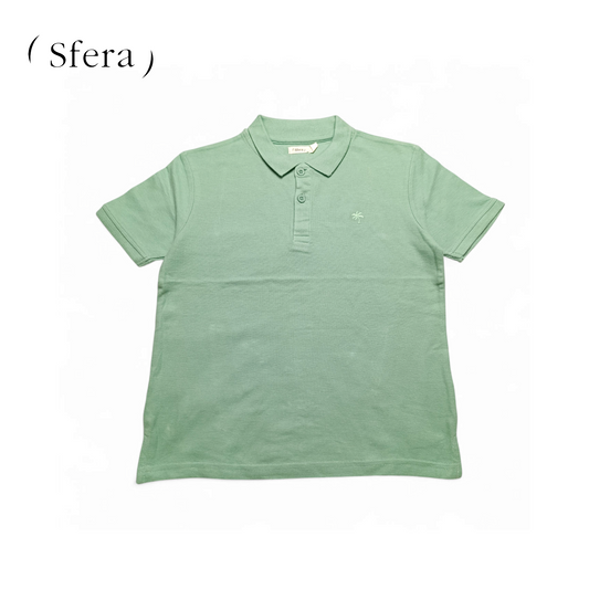 (Sfera Polo T-shirt ( Small Embroidered Tree Logo )