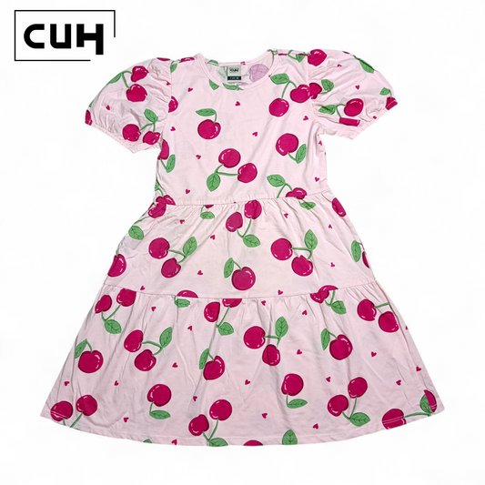 Cuh Dress ( Cherries Printed )