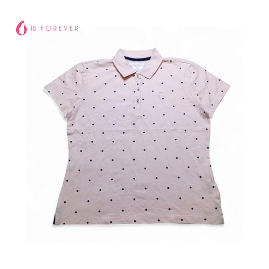 18 Forever Polo T-shirt ( Polka Dot )