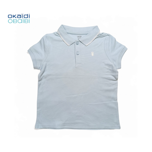 Okaidi Polo T-shirt ( Small Print Bear logo )