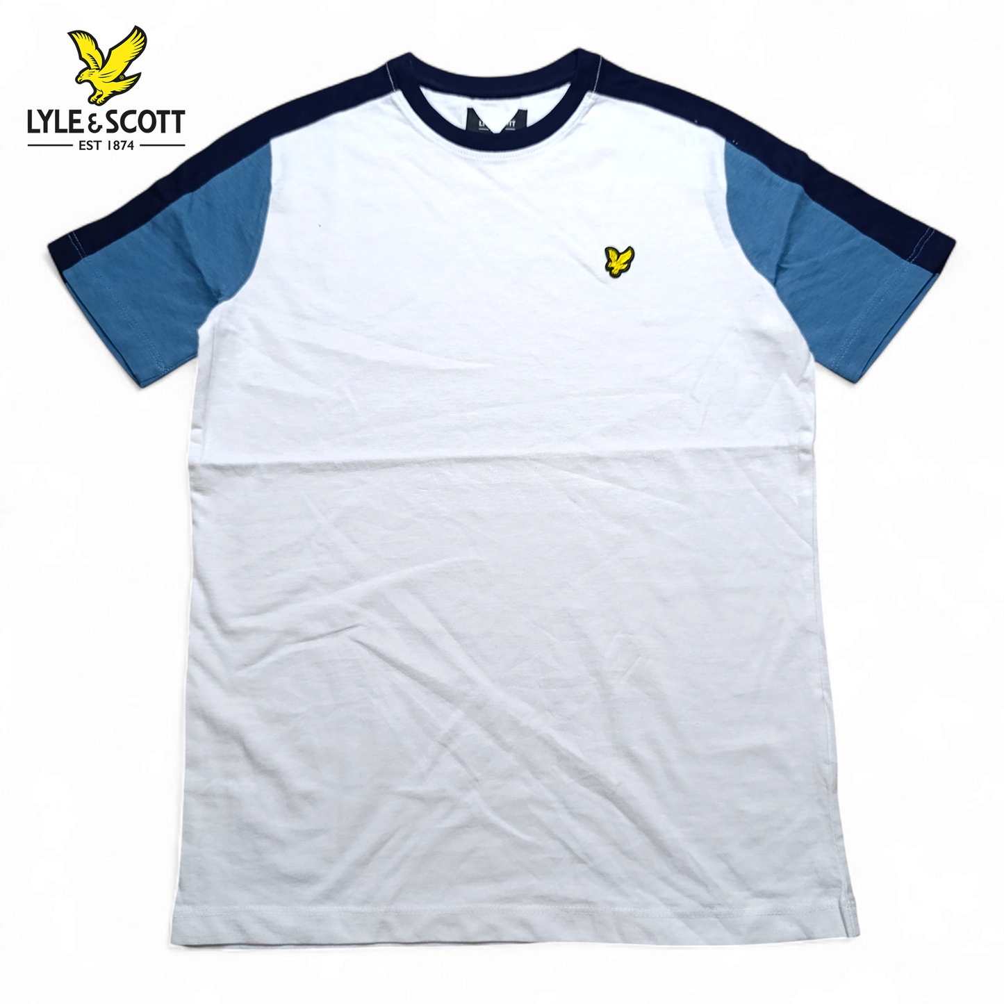 Lyle& Scott Round Neck T-shirt ( Basic T-shirt With Eagle Logo )