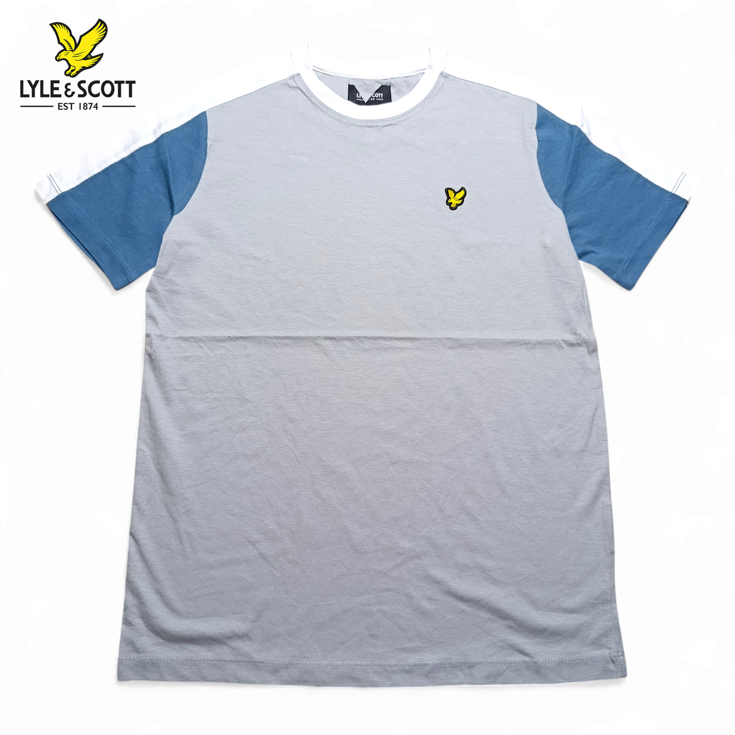 Lyle& Scott Round Neck T-shirt ( Basic T-shirt With Eagle Logo )