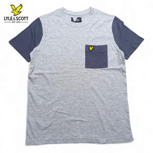 Lyle& Scott Round Neck T-shirt ( Basic T-shirt With Eagle Logo )