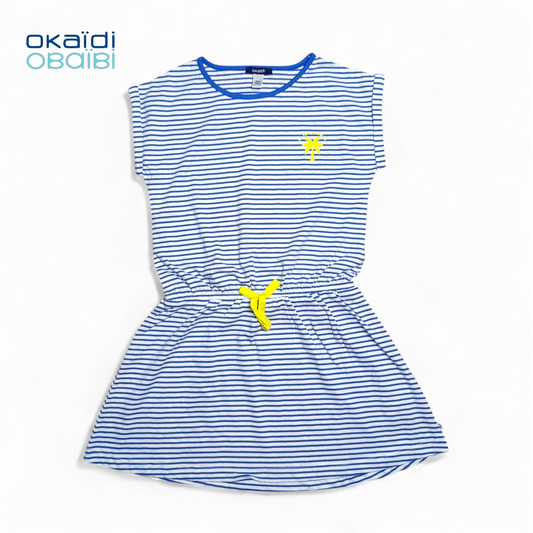 Okaidi Dress ( Stripes )
