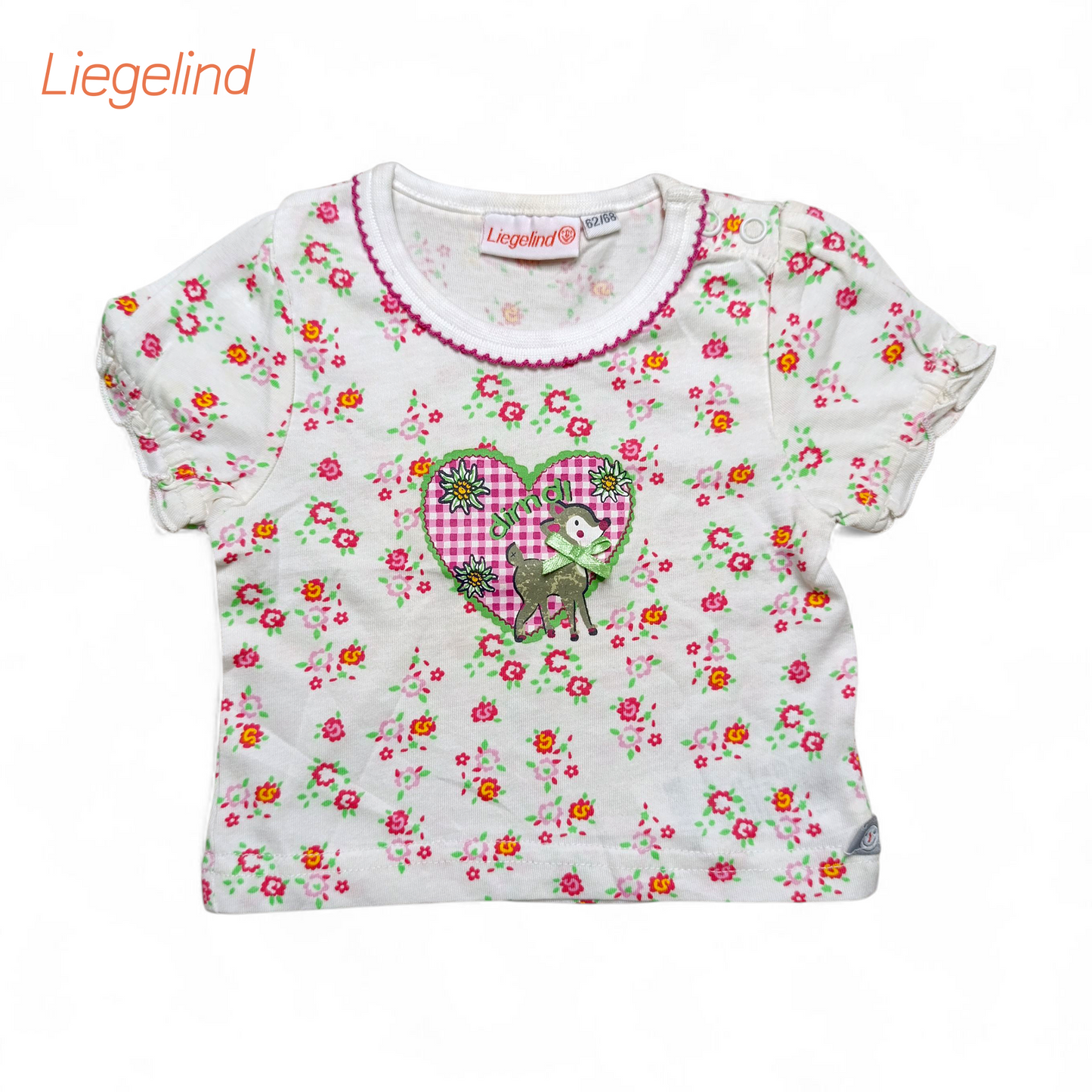 Liegelind round Neck t-shirt ( Printed )
