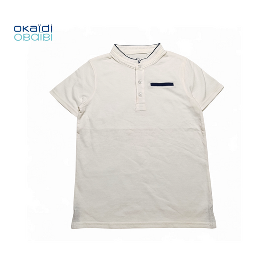 Okaidi Polo T-shirt ( Stnad-up Collar )