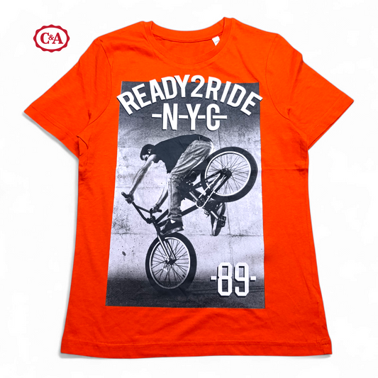 C&A Round Neck T-shirt ( Ready To Ride )