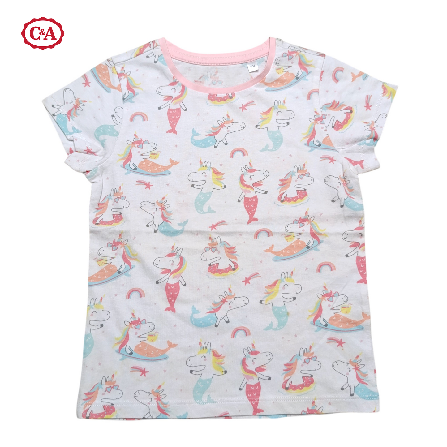 C&A Round Neck T-shirt ( Mermaid Unicorn )