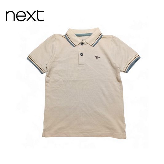 Next Polo T-Shirt ( Small Embroidered Dinosaur )
