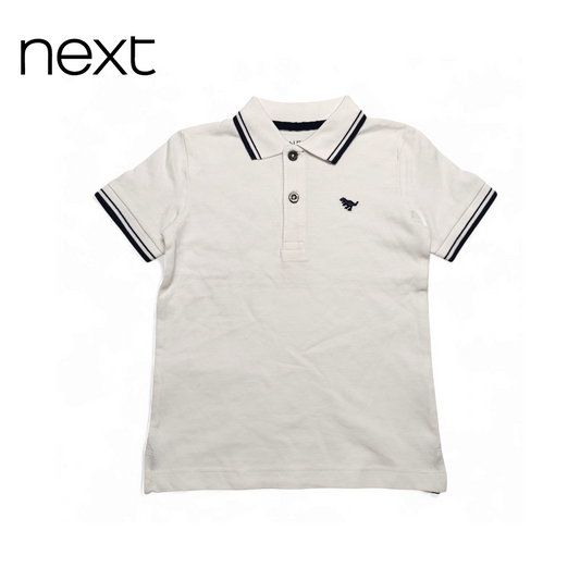 Next Polo T-Shirt ( Small Embroidered Dinosaur )