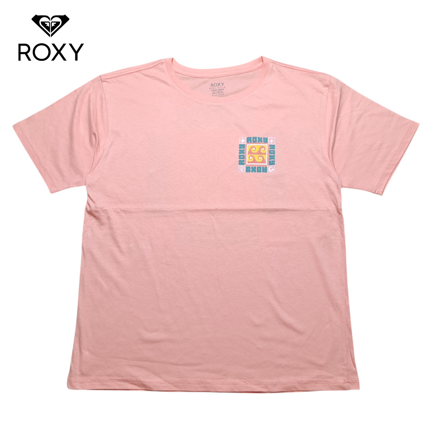 Roxy Round Neck T-shirt ( Drop Shoulder )