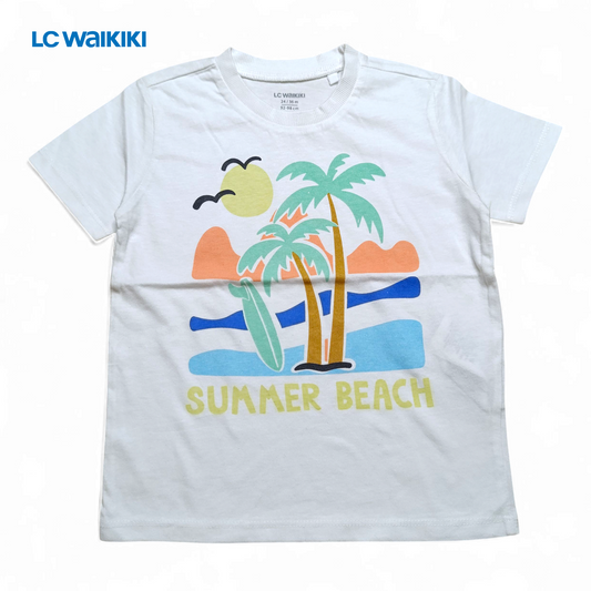 Lc Waikiki Round Neck T-shirt ( Summer Beach )