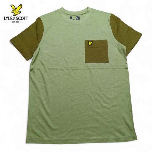 Lyle& Scott Round Neck T-shirt ( Basic T-shirt With Eagle Logo )