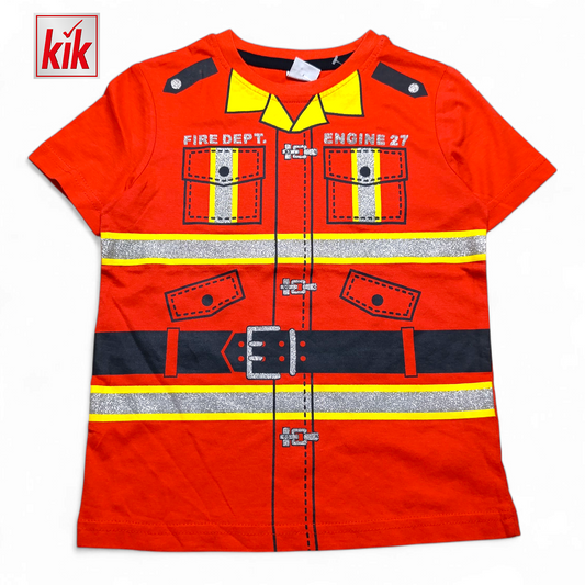 KIK Round Nec T-shirt ( Fire Rescue )