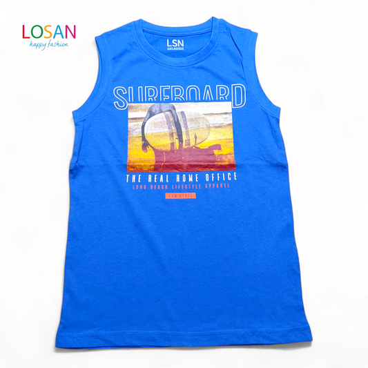 Losan Round Neck t-shirt ( Sleeve less )