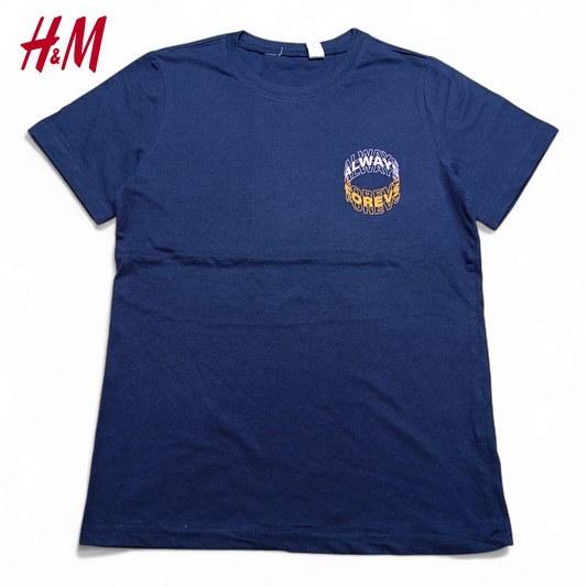 H&M Round Neck T-shirt ( Print Always Forever )