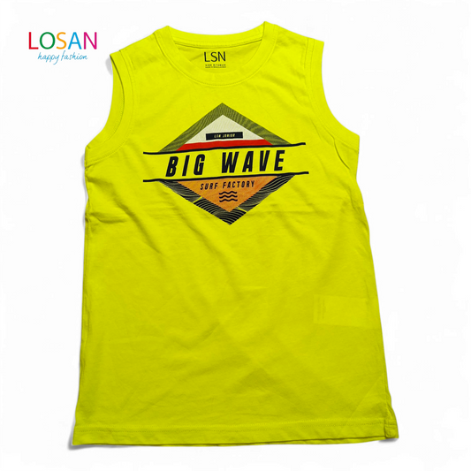 Losan Round Neck t-shirt ( Sleeve less )