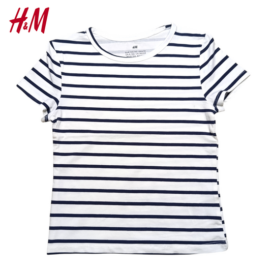 H&M Round Neck T-shirt ( Stripes )