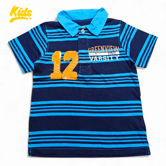 Kids Polo T-shirt ( Stripes )