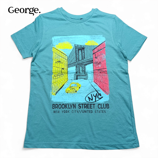 Goerge Round Neck T-shirt ( Brooklyn Street Club )