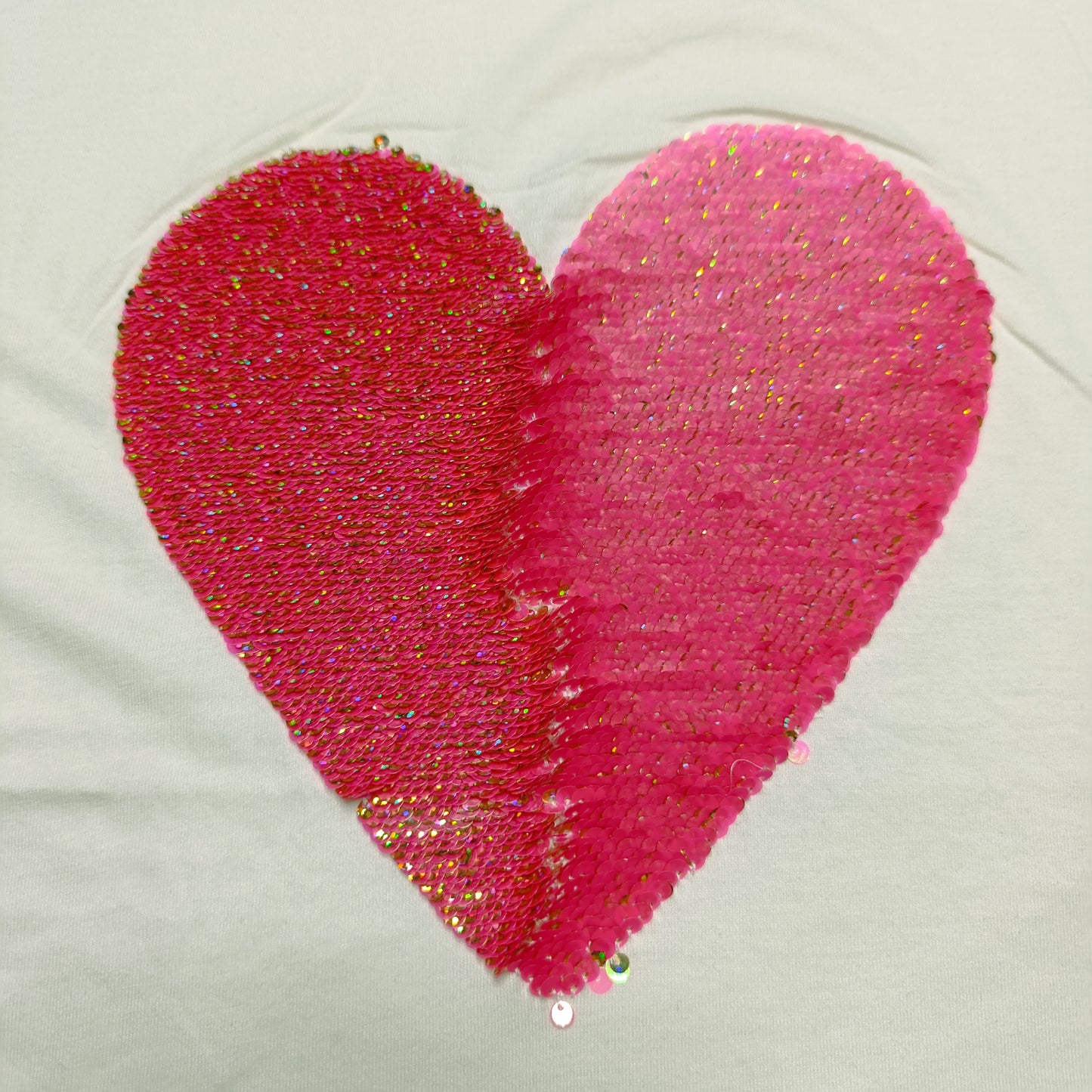 Next Round Neck T-shirt ( Reversible Sequins & Drop Shoulder )